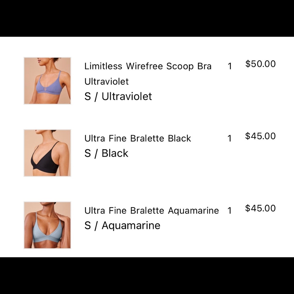 Pepper seamless bras